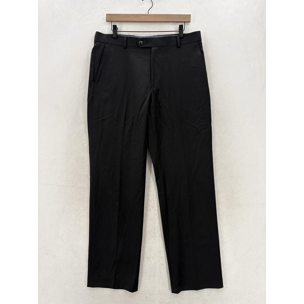 Ballin 1946 Dress Pants Mens 34x32 Black Classic Fit Comfort Stretch Workwear
